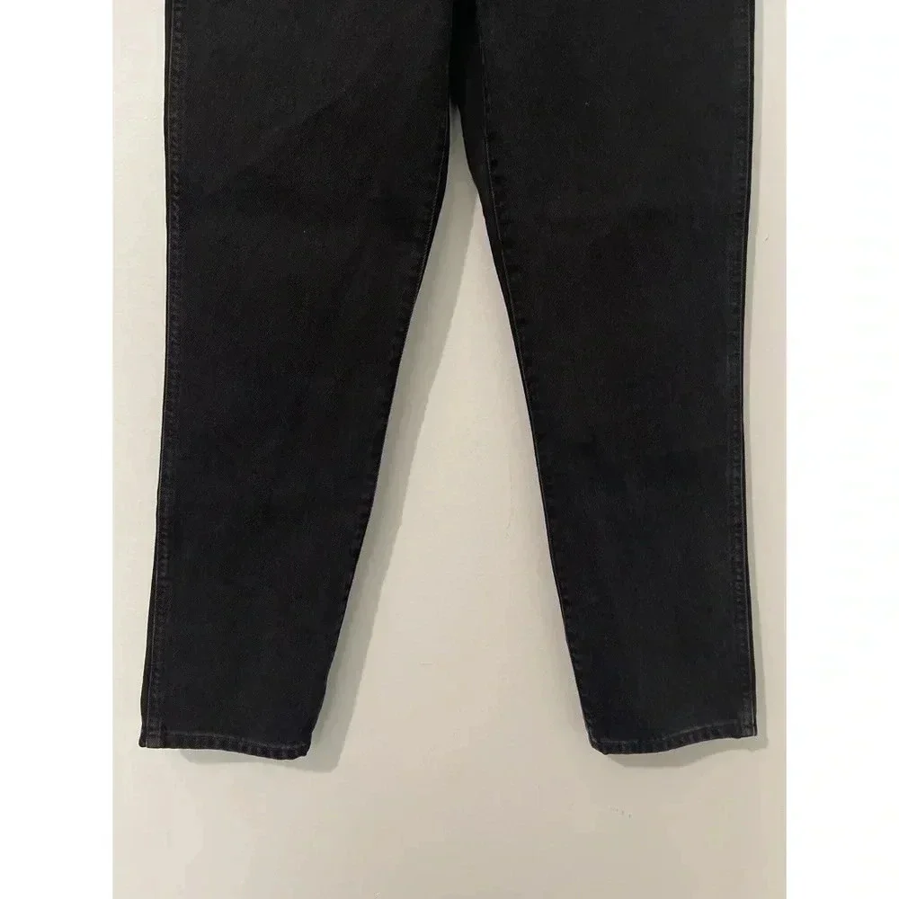 Aritzia Sunday Best‎ Zola Mom Jean Size 6 Black High Rise Tapered Leg